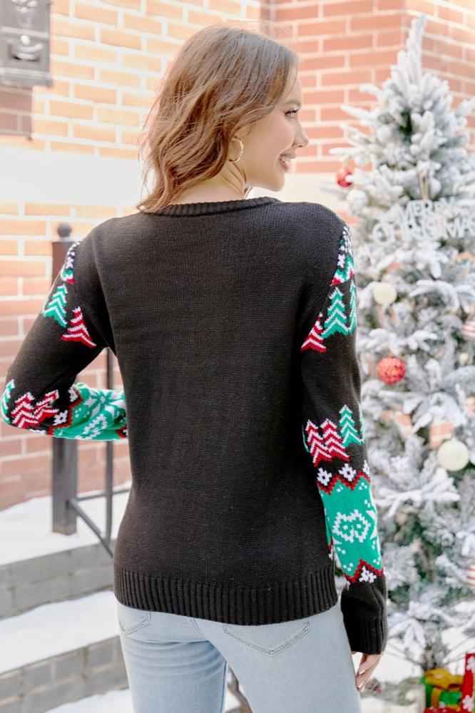 Loverson ™ NOEL DİNOZOR ÖRGÜ KAZAK