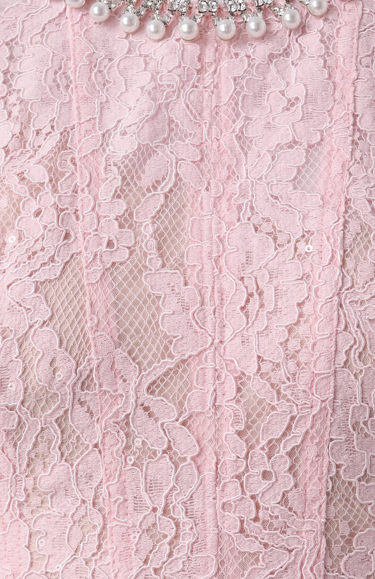 Loverson™ Blush Grace Dantel Midi Elbise – Pudra Pembe Zarafet