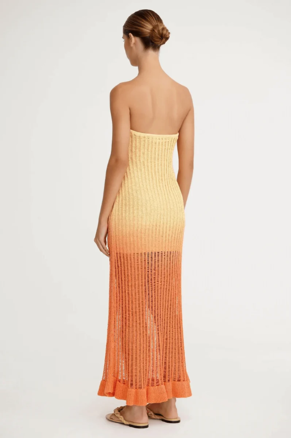 Loverson™ Amaya Straplez Uzun Elbise