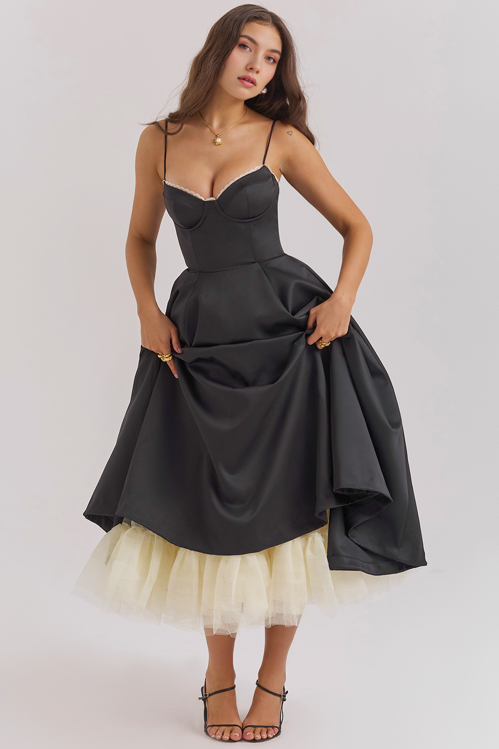 LOVERSON™ Black Swan Elbise