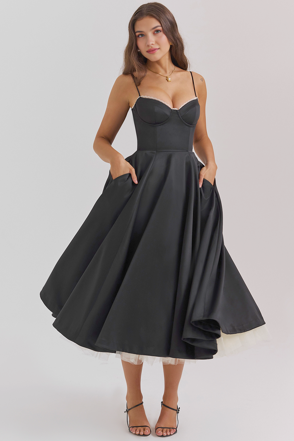 LOVERSON™ Black Swan Elbise