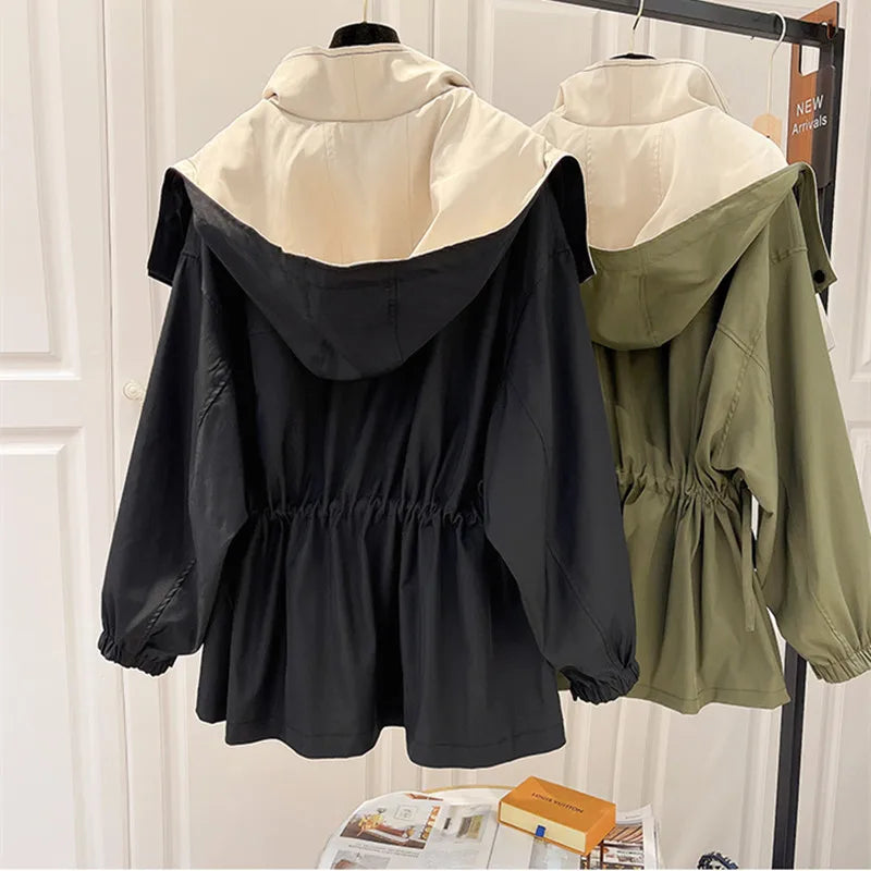 Loverson™ Elegant Rüzgar Koruyucu Trençkot