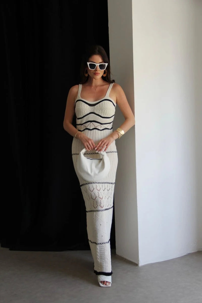 Loverson™ Uzun Yırtmaçlı Elbise