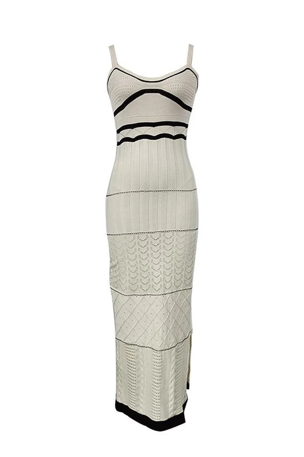 Loverson™ Uzun Yırtmaçlı Elbise